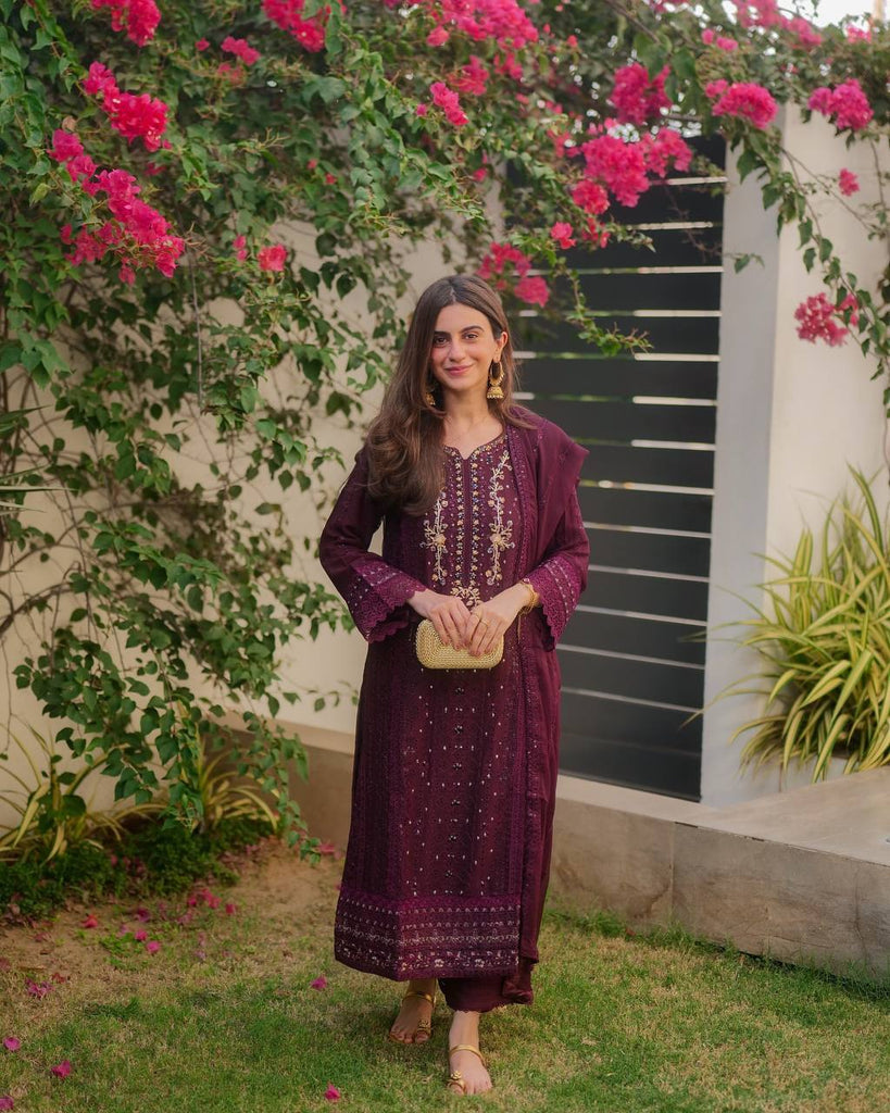 Trending Georgette Top Pant Dupatta Set