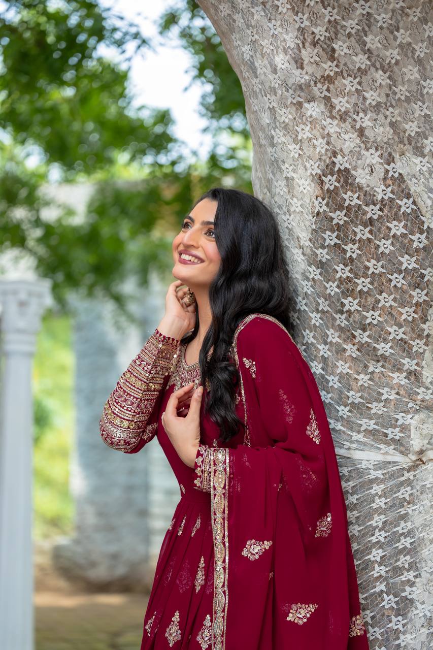 Premium Wedding Gown with Dupatta