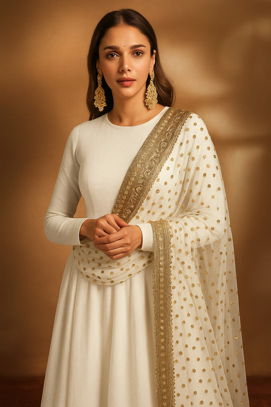 Aditi Rao Hydari Anarkali Gown with Dupatta
